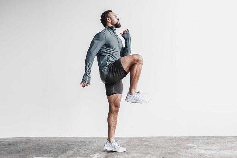Men's Nobull 4-Way Stretch Woven Hoodie AZURE | SG A2518H
